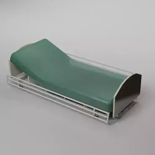 Hospital Bed Free 3D model