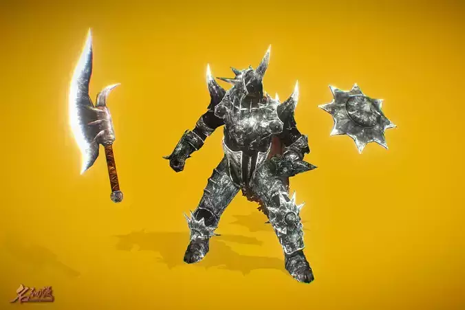 RPG Doom Knight 2 Low-poly 3D model