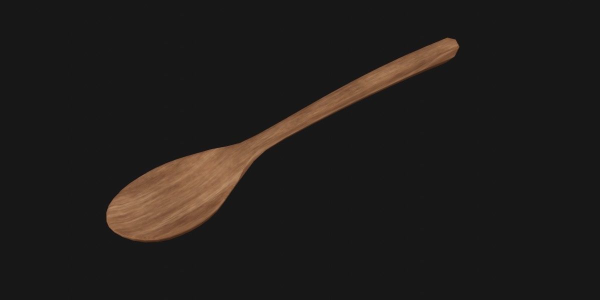 Cutlery 3D Model Collection Low-poly 3D model_13