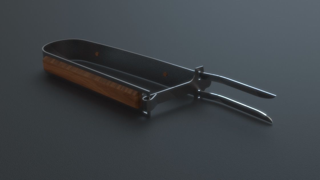 Cutlery 3D Model Collection Low-poly 3D model_5