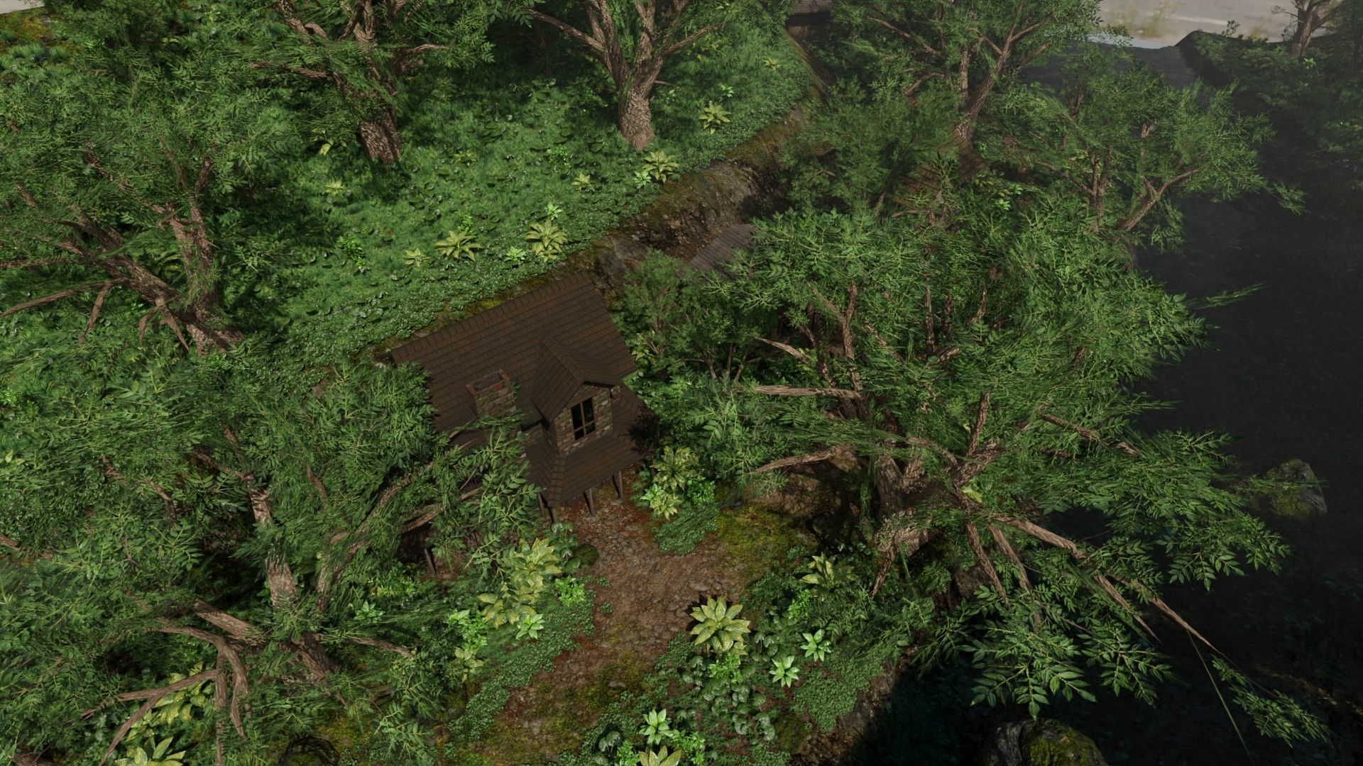 Village Scene 3D model_9