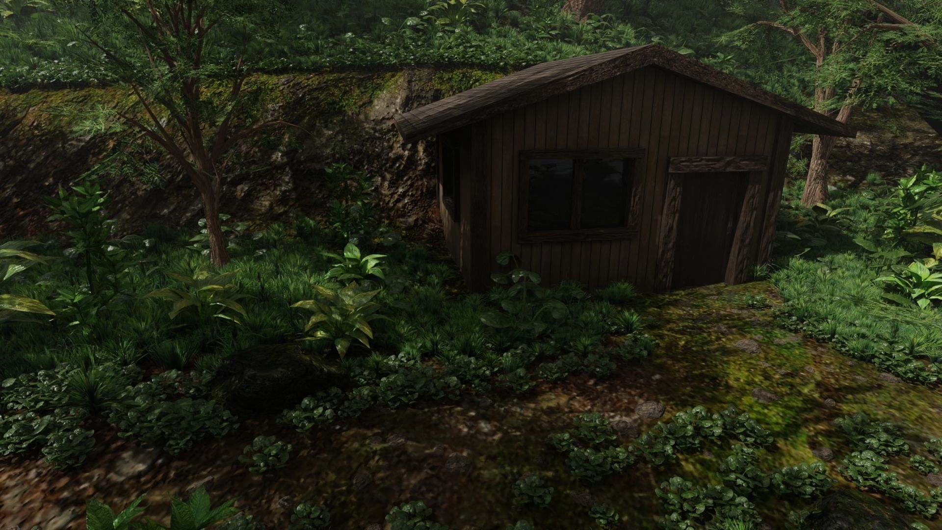 Village Scene 3D model_7