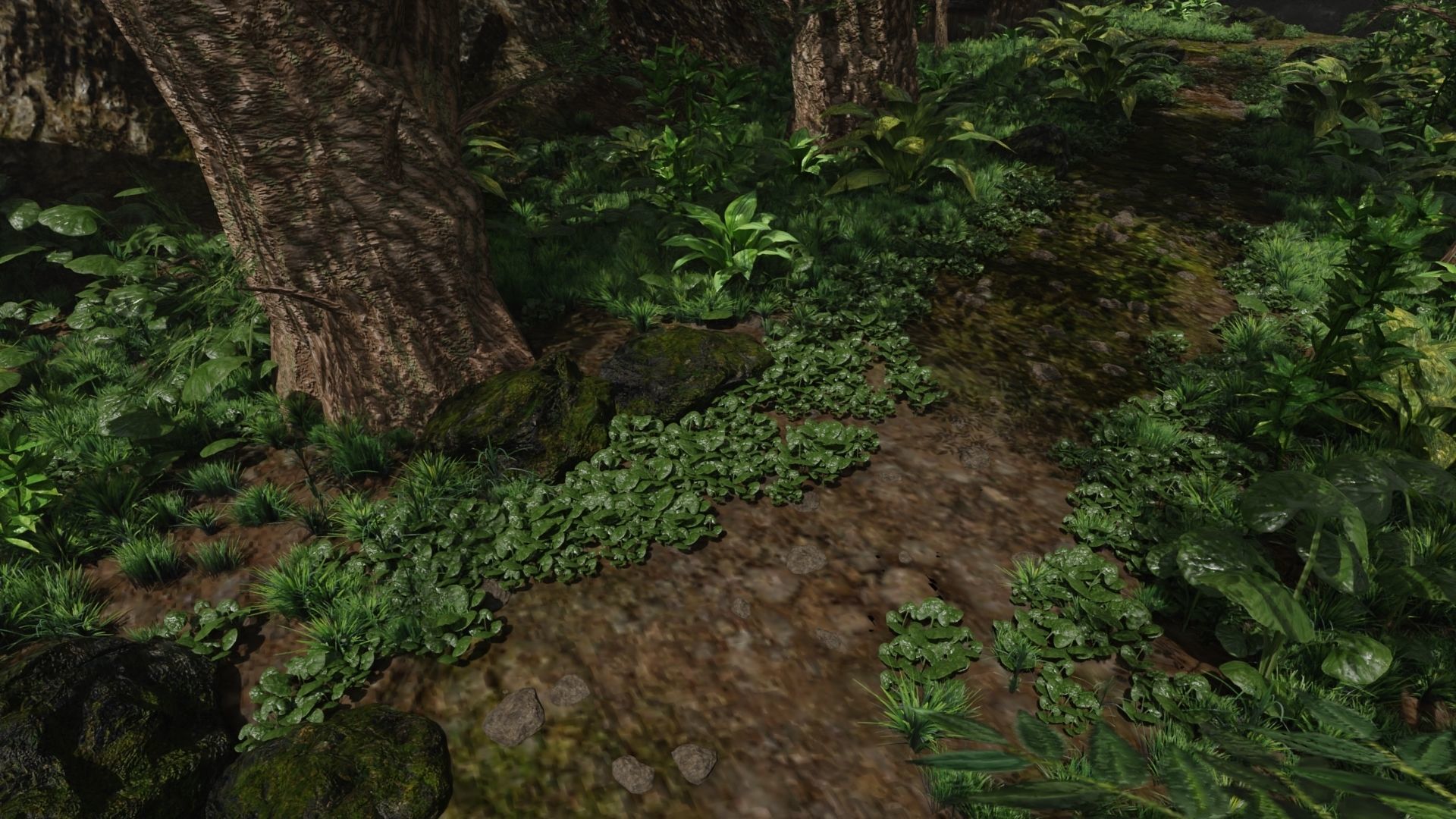 Village Scene 3D model_8