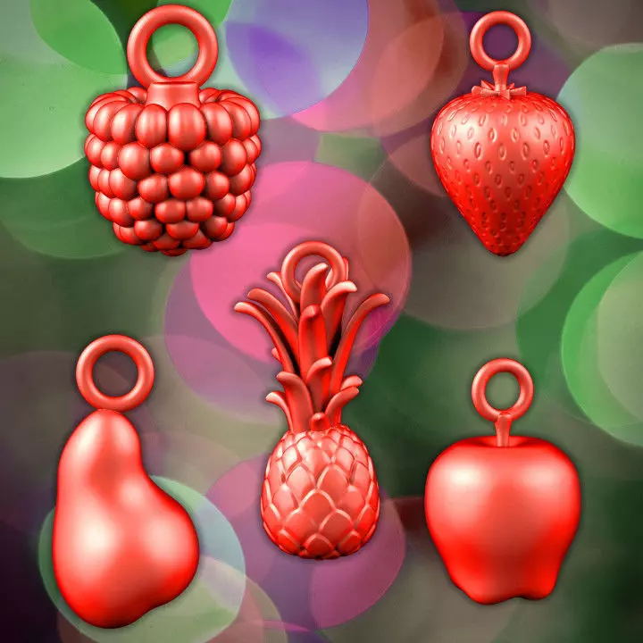 Fruits Decoration 3D print model_0