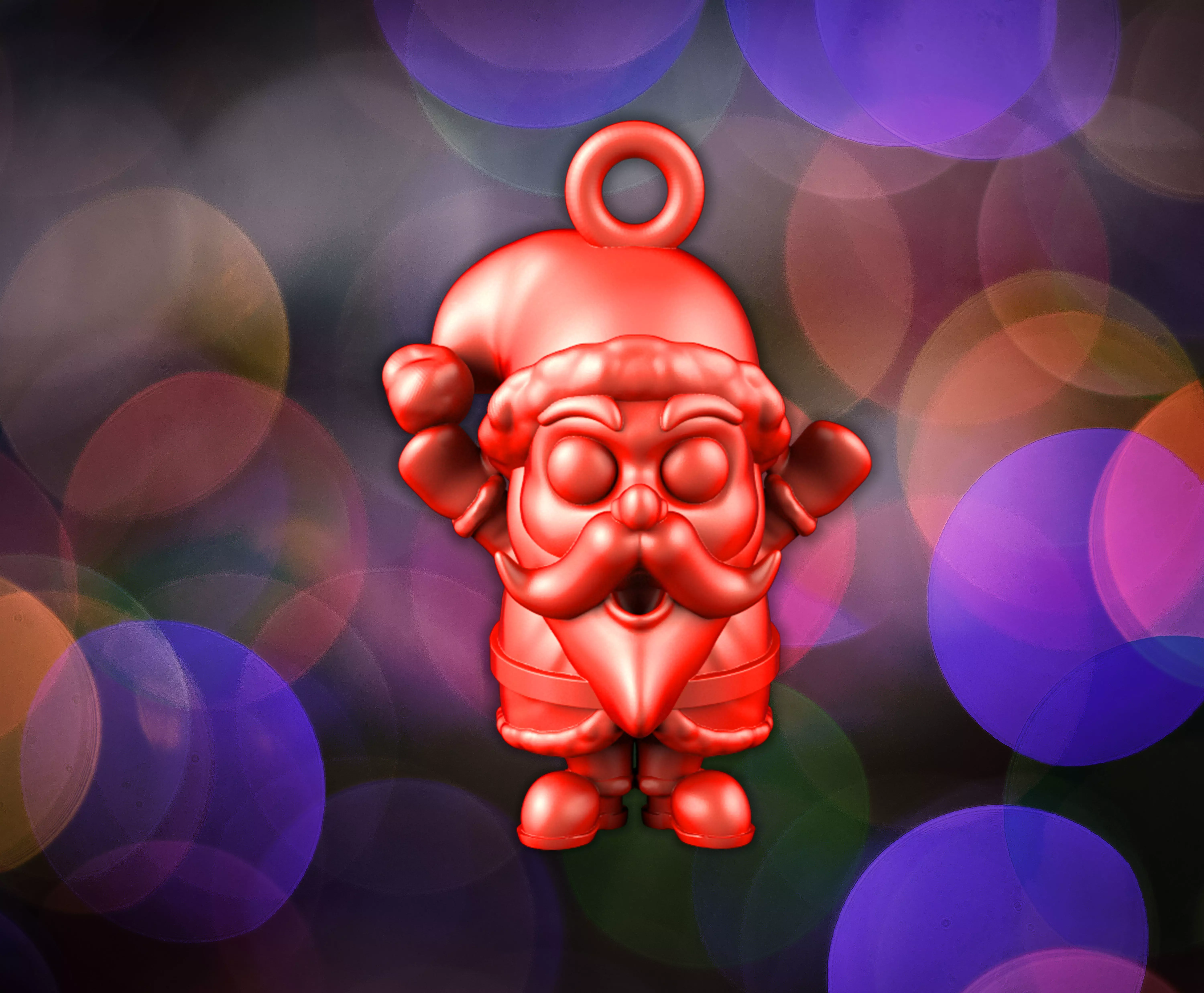 Christmas Tree decorations 3D print model_0