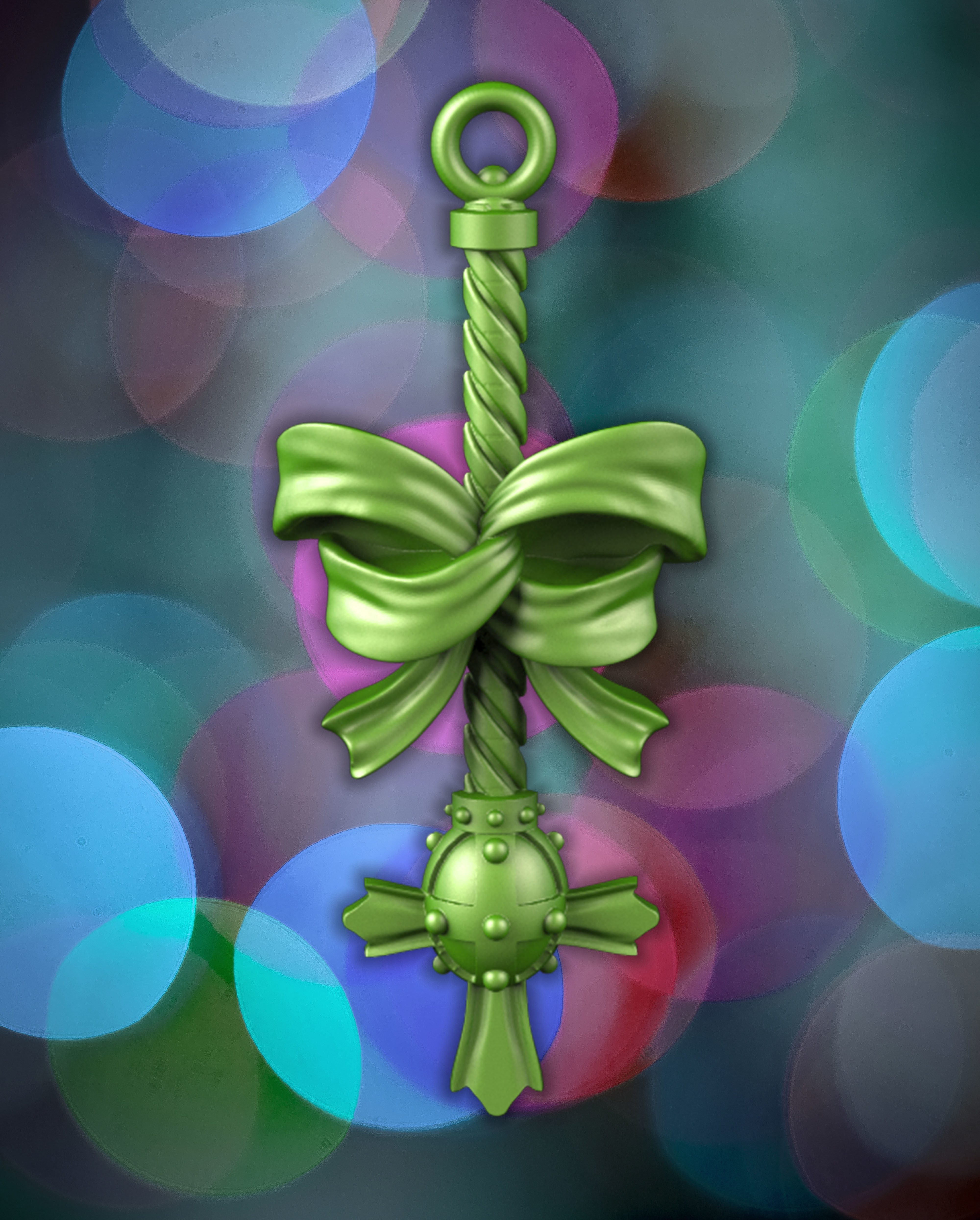 Christmas Tree decorations 3D print model_60