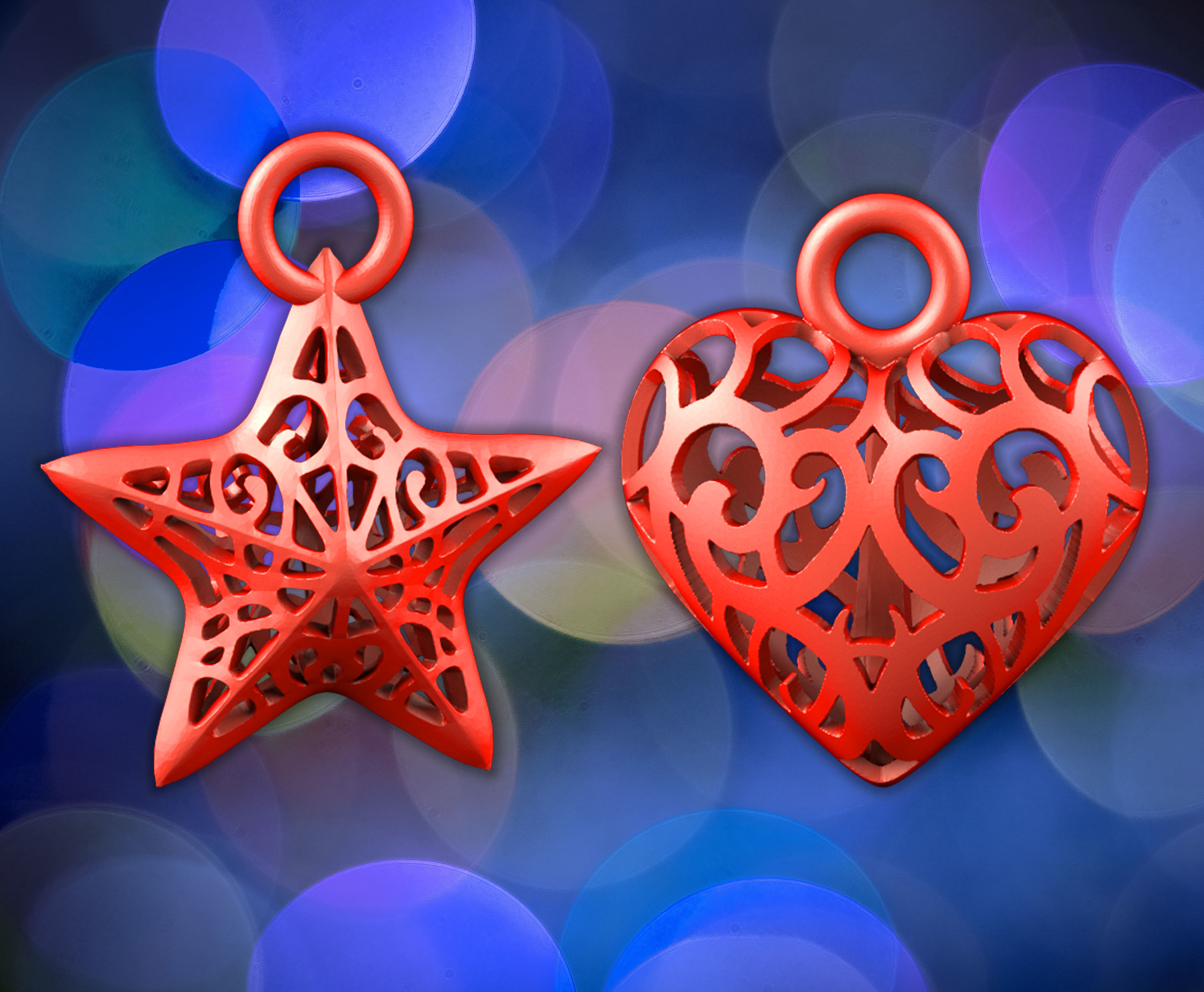 Christmas Tree decorations 3D print model_82