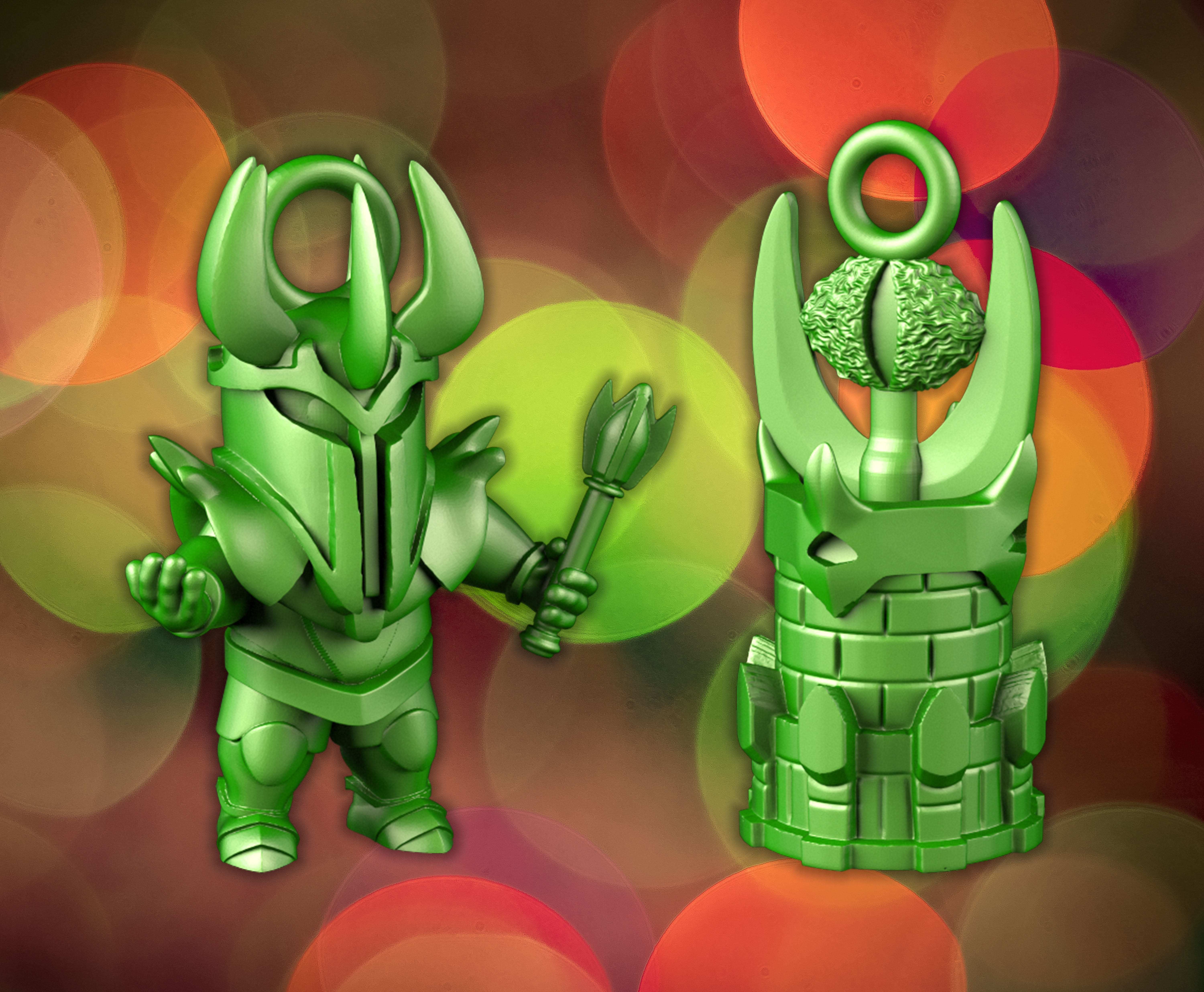 Christmas Tree decorations 3D print model_42