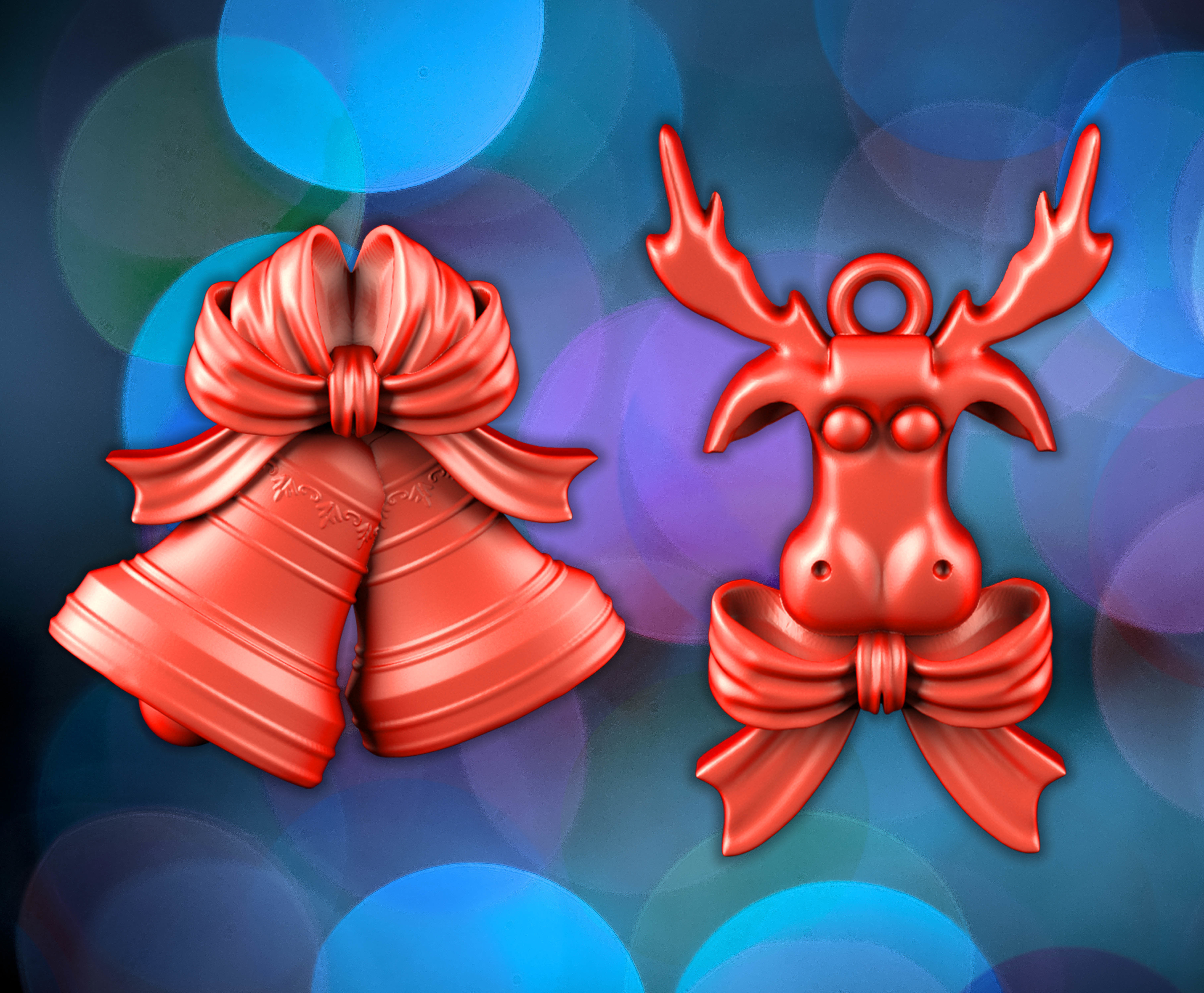 Christmas Tree decorations 3D print model_17