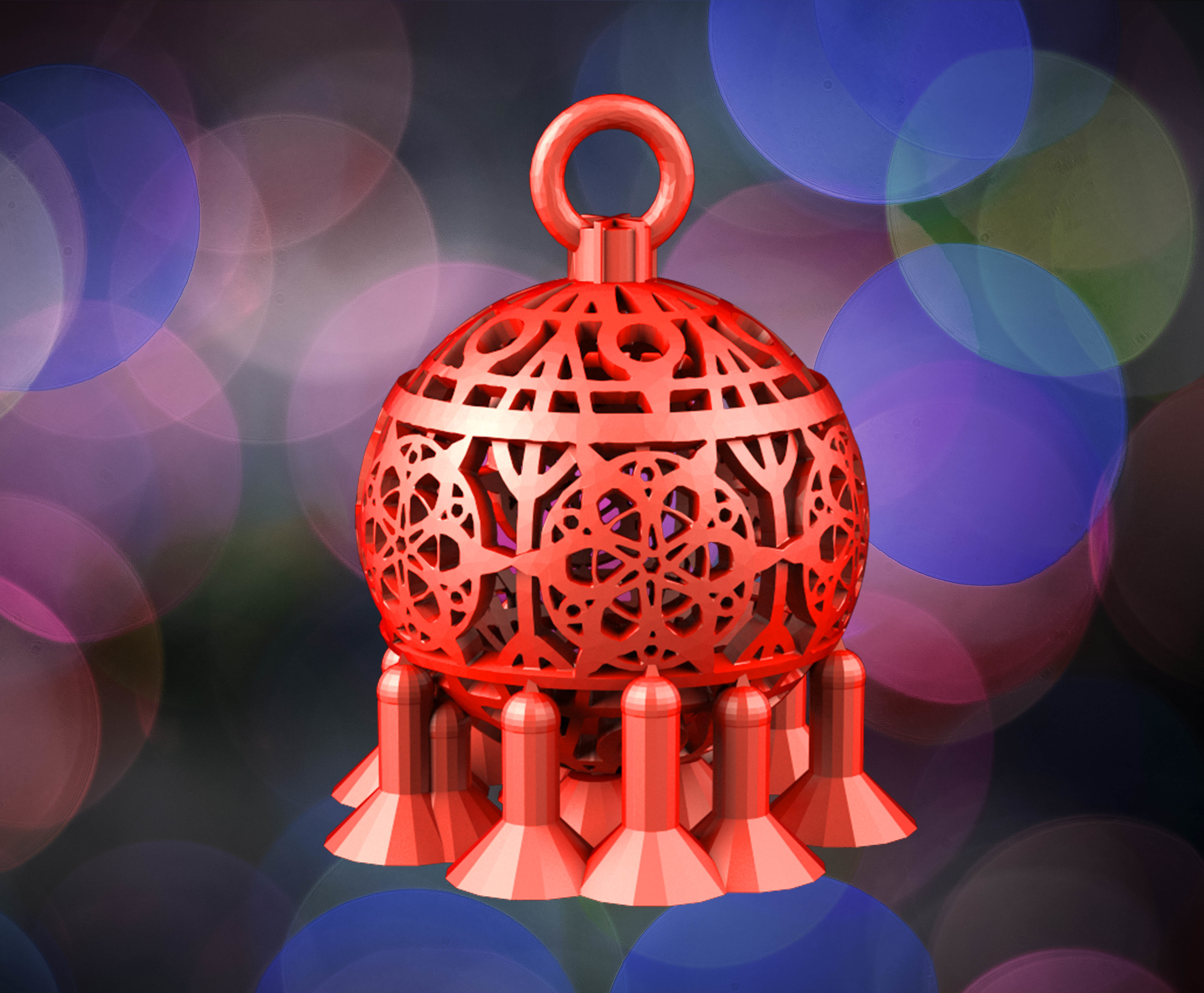 Christmas Tree decorations 3D print model_65