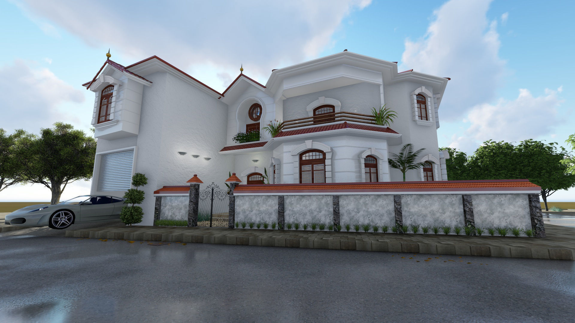 3D HOUSE MODEL 03 Low-poly 3D model_4