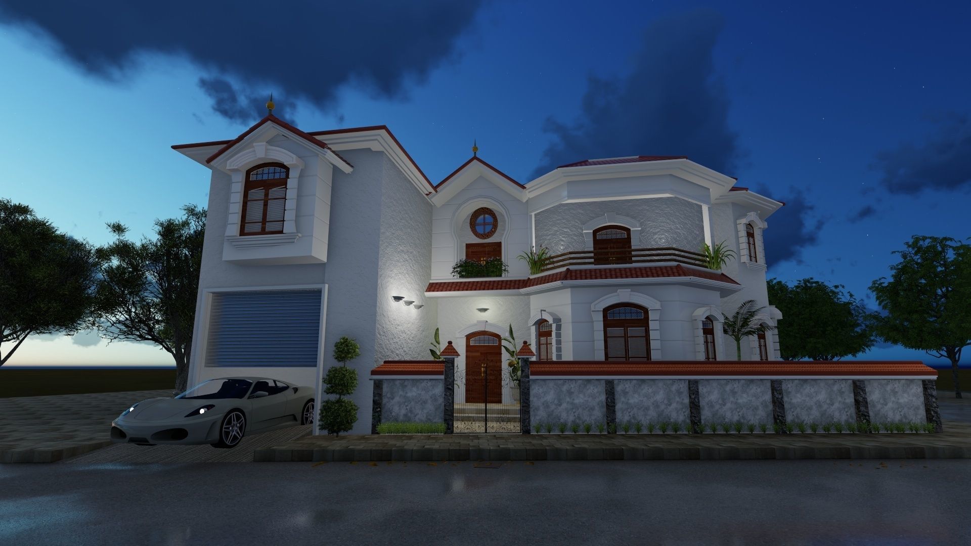3D HOUSE MODEL 03 Low-poly 3D model_1