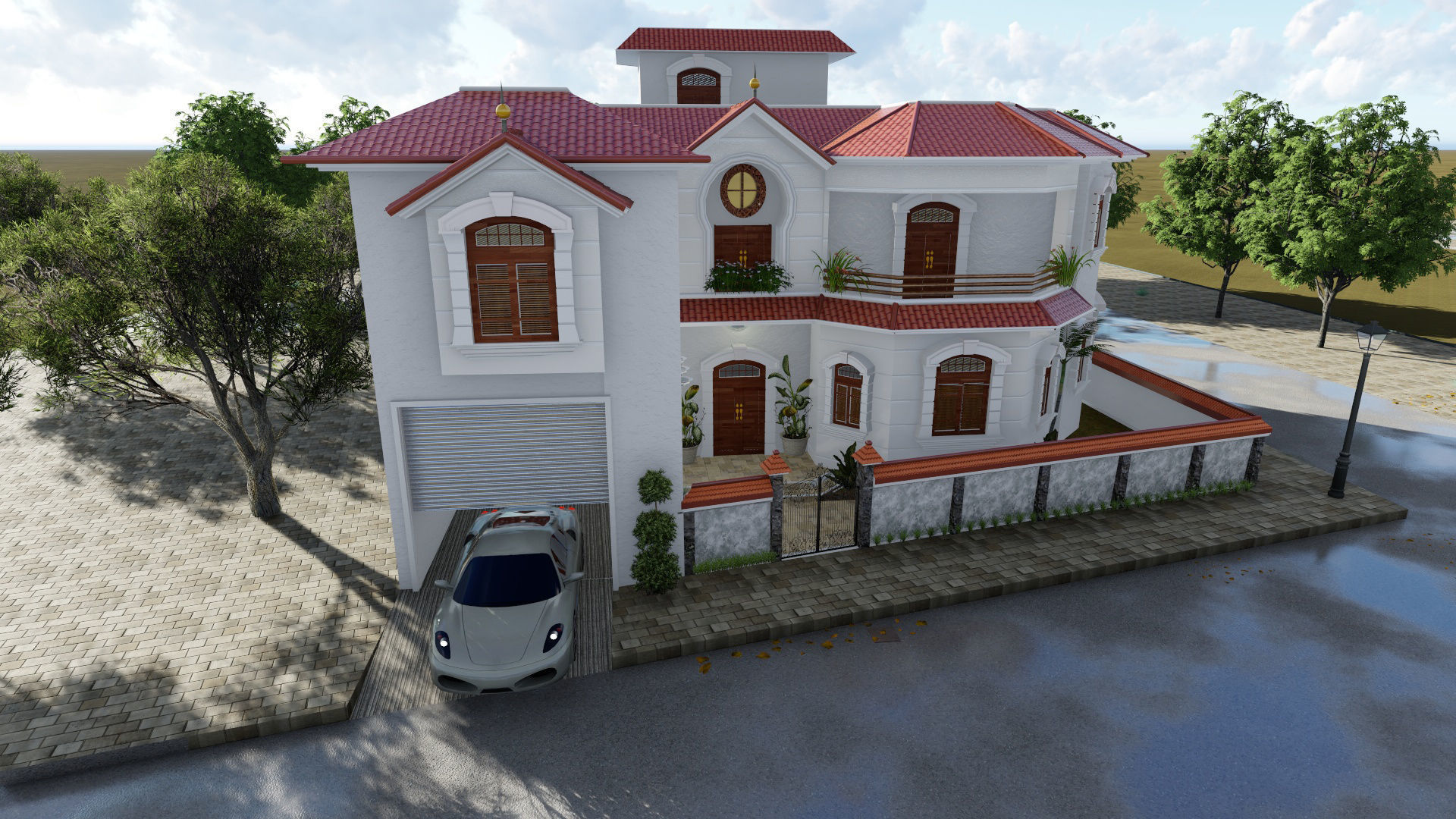 3D HOUSE MODEL 03 Low-poly 3D model_2