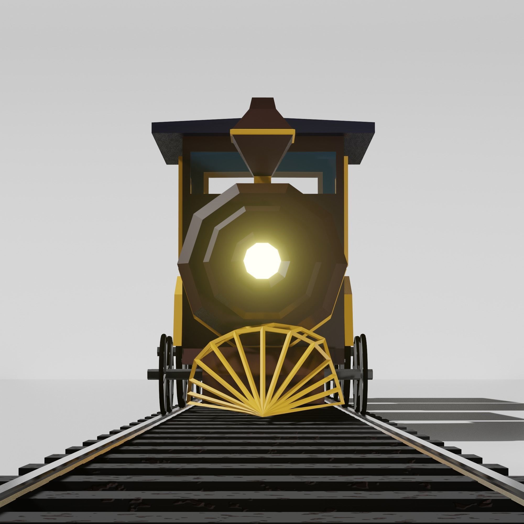 Train Free 3D model_2