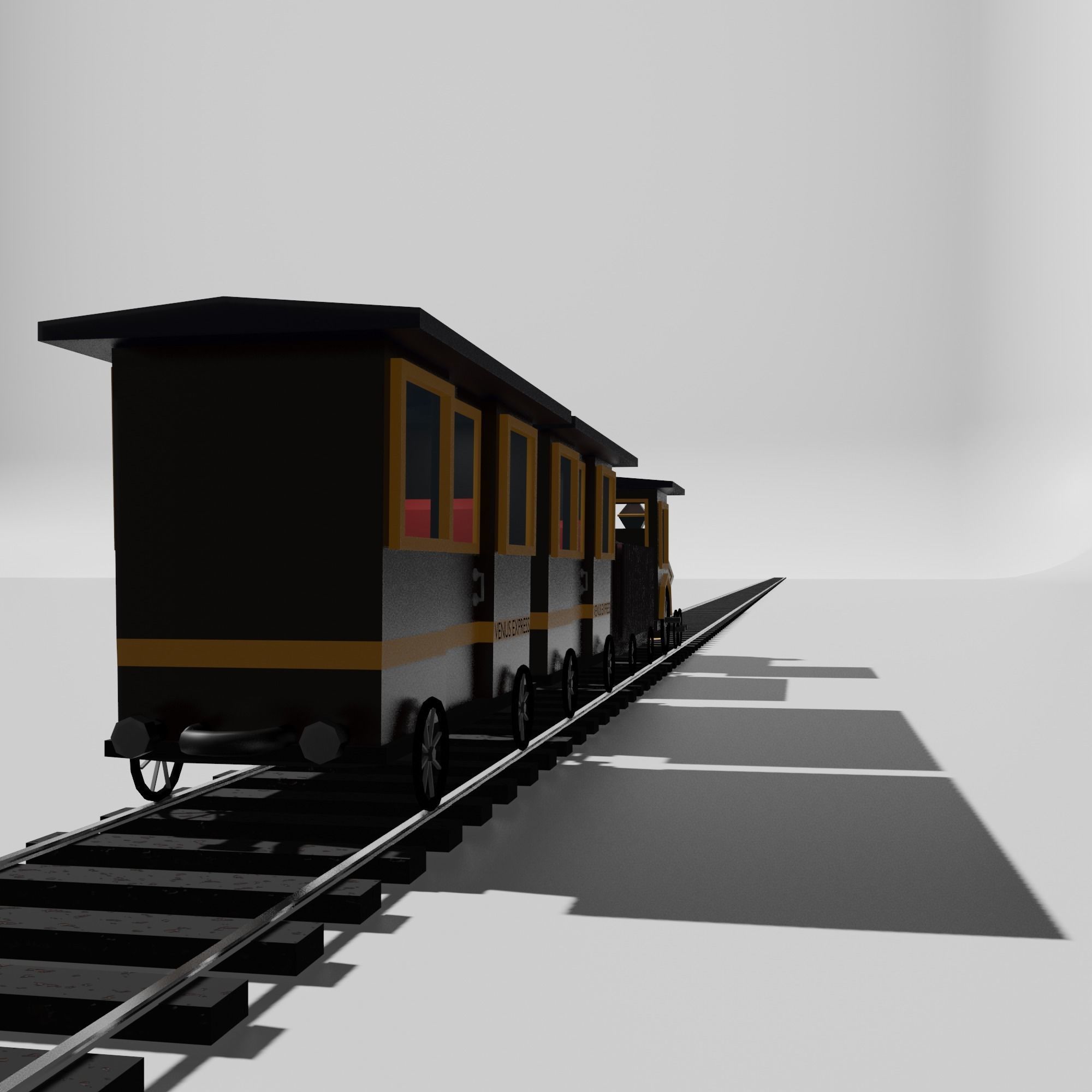 Train Free 3D model_3