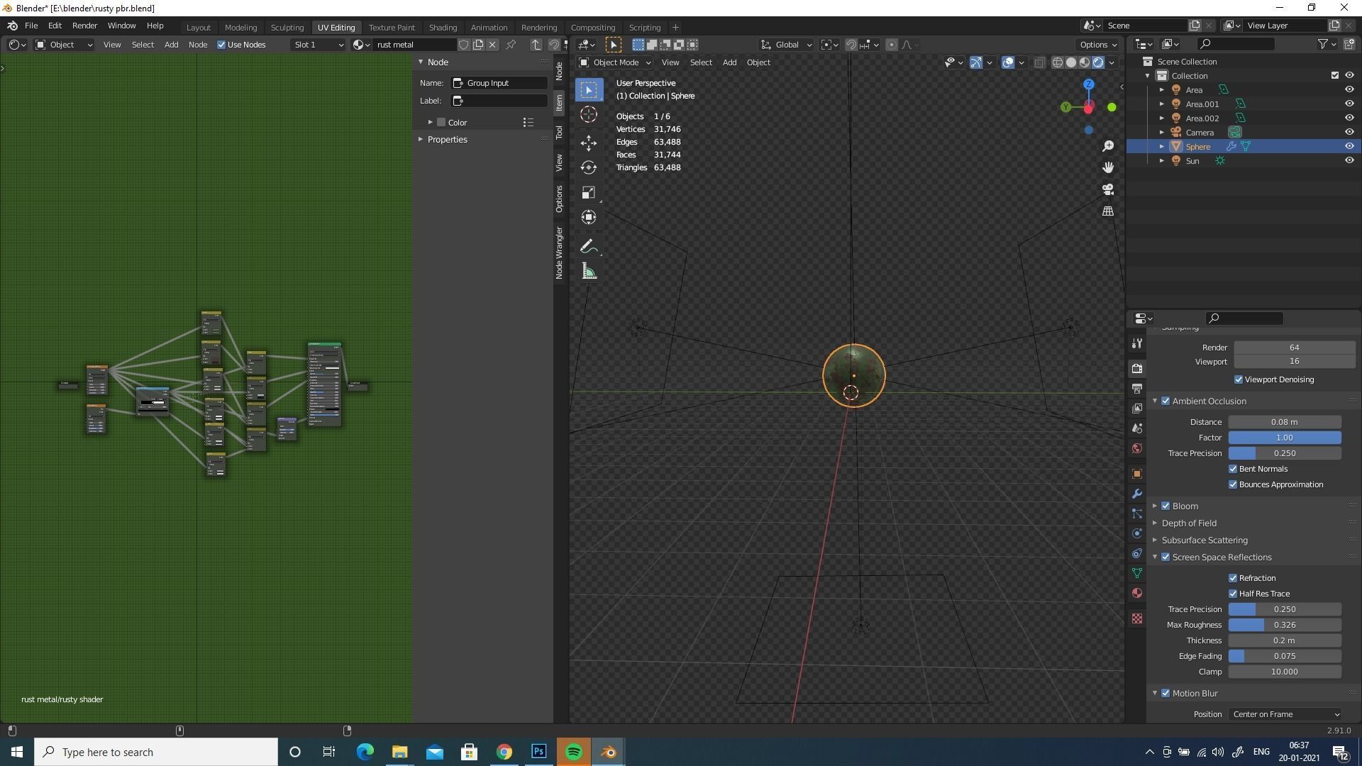 Procedural rust metal Textures  Texture_1