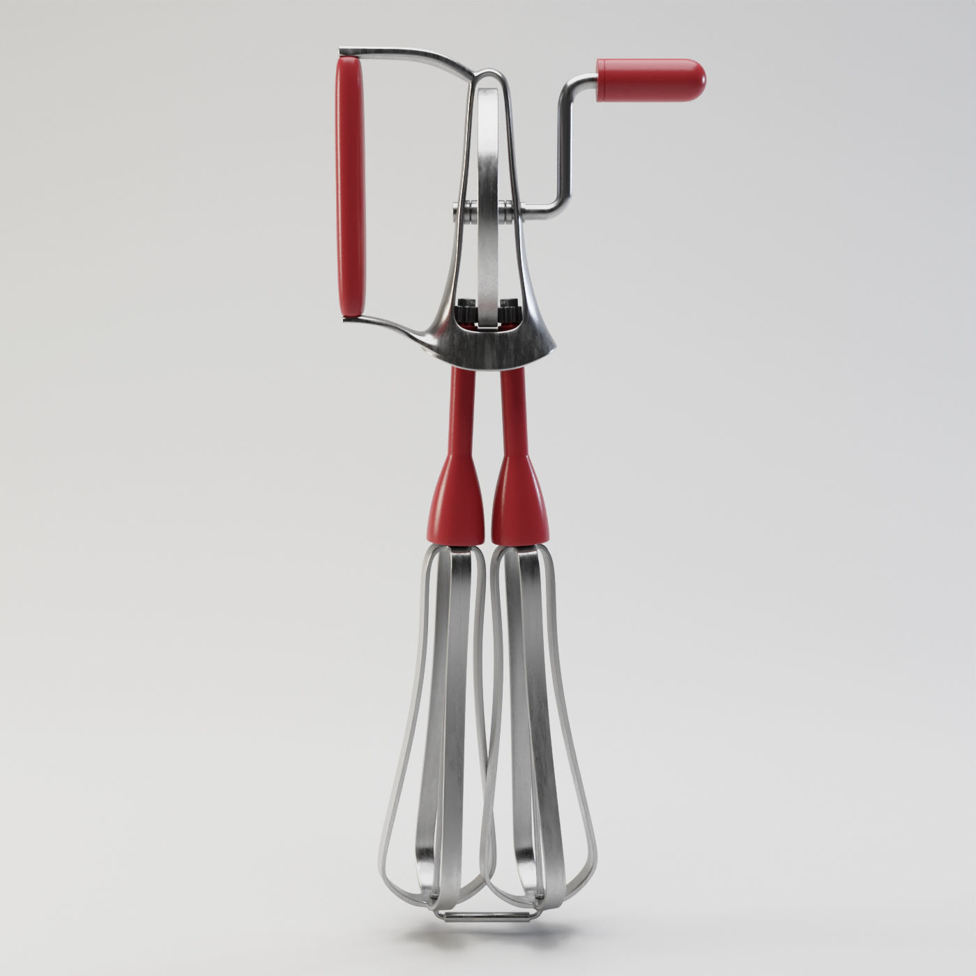 Rotary Egg Beater 3D model_4