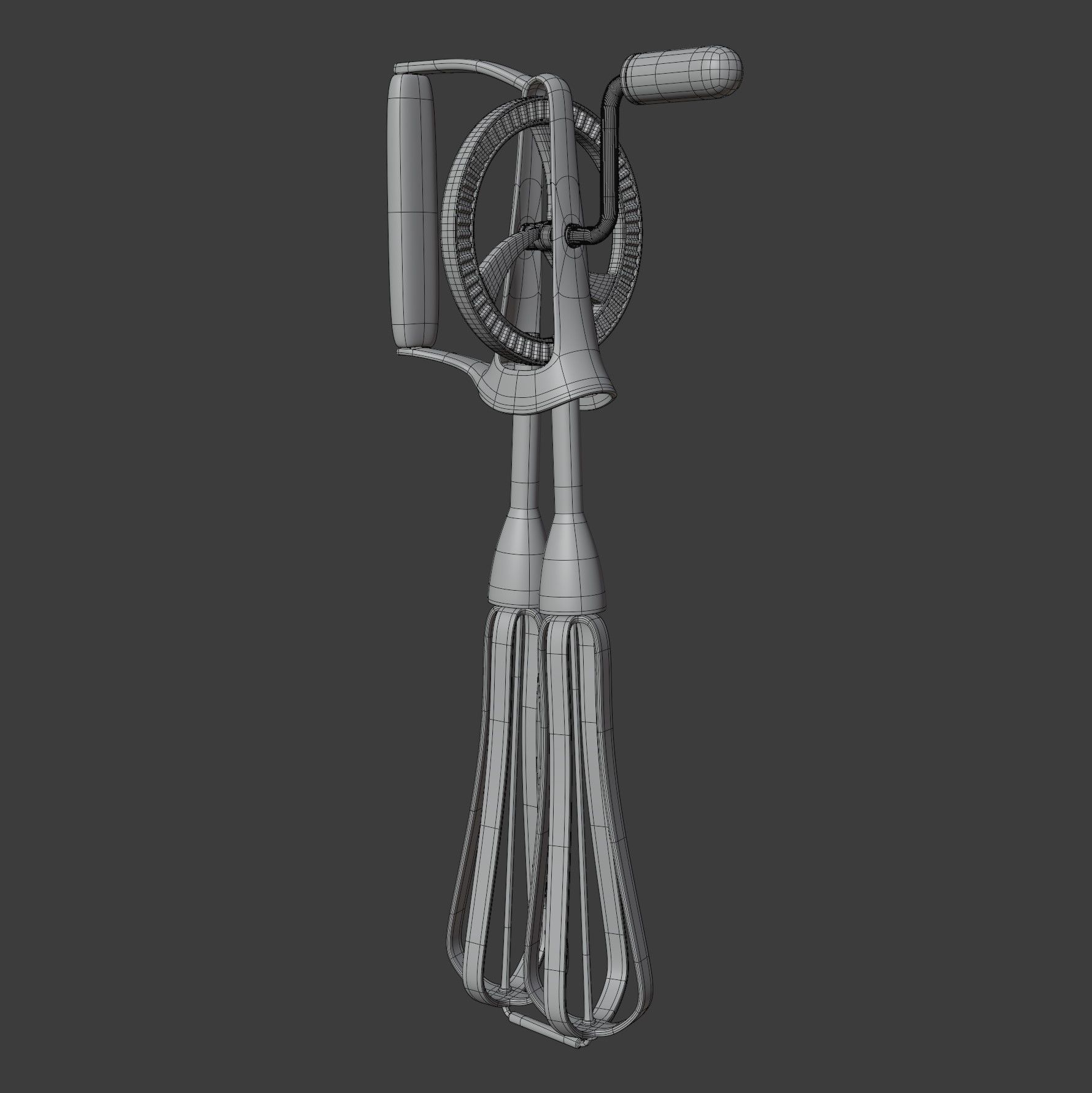 Rotary Egg Beater 3D model_12