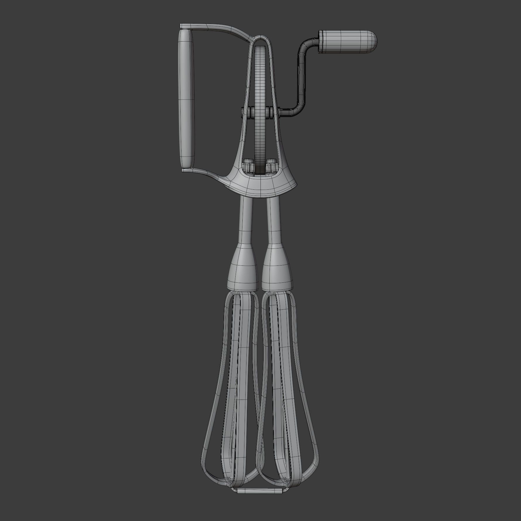 Rotary Egg Beater 3D model_13