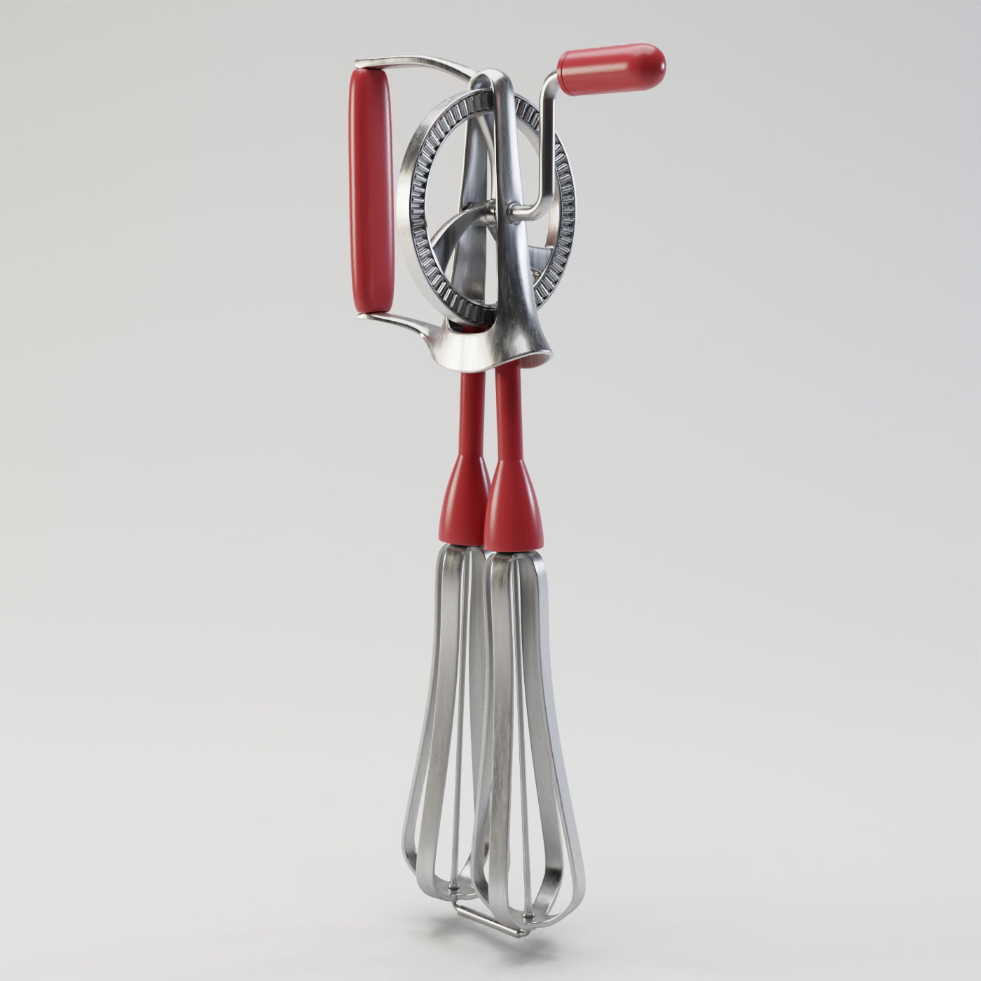 Rotary Egg Beater 3D model_3