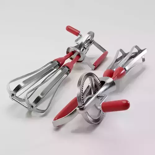 Rotary Egg Beater 3D model