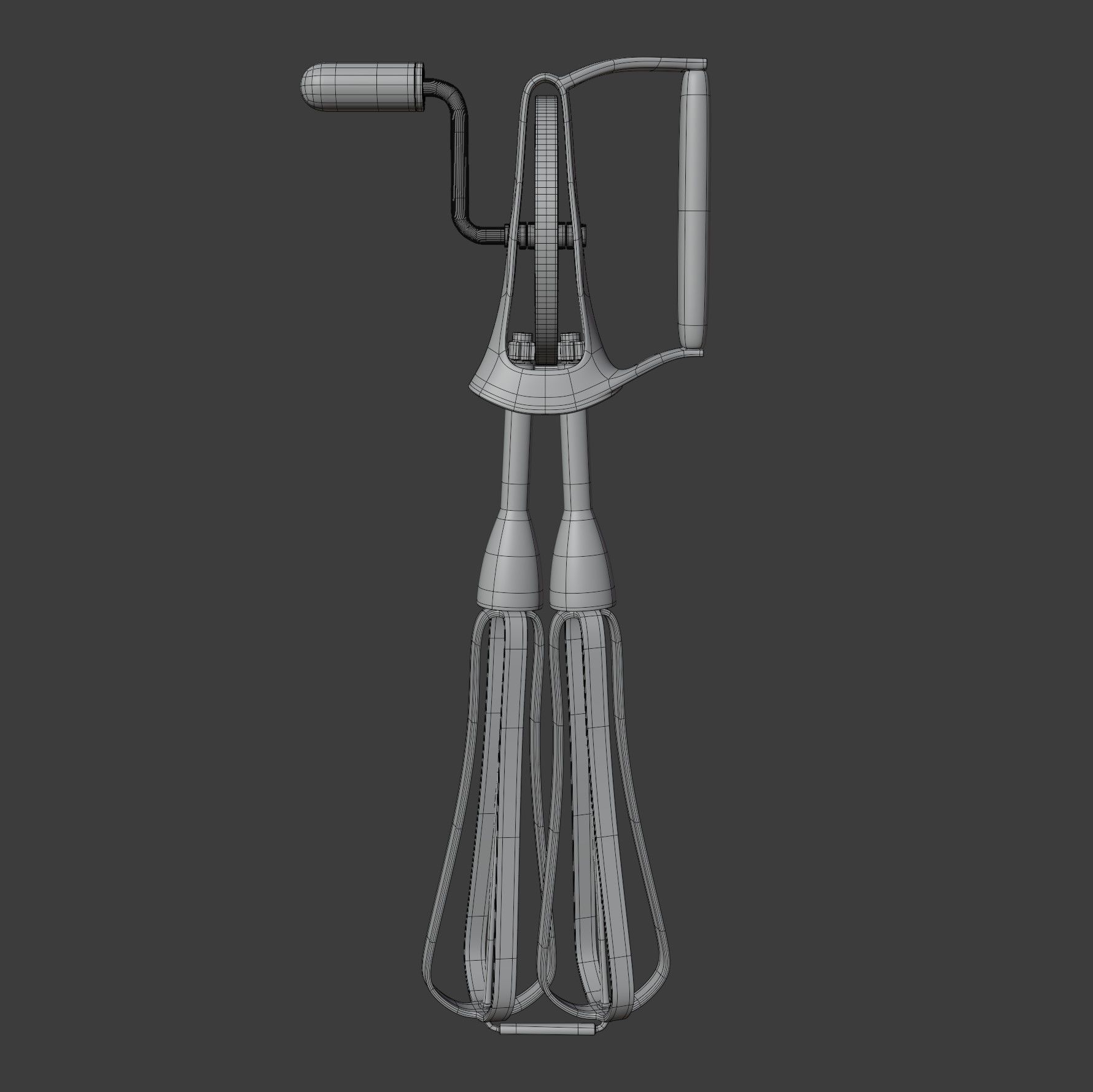 Rotary Egg Beater 3D model_17