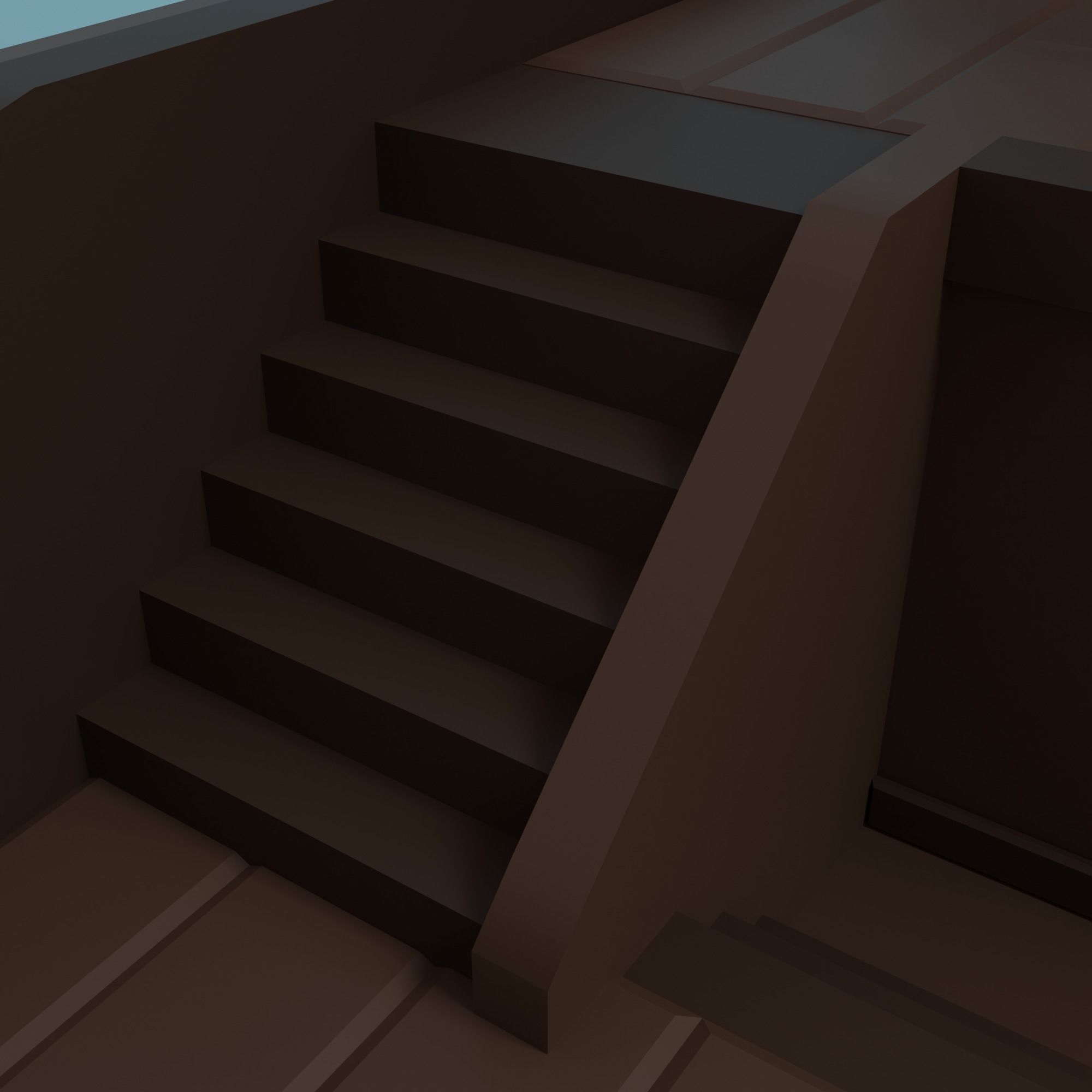 Ship pirate Low-poly 3D model_19