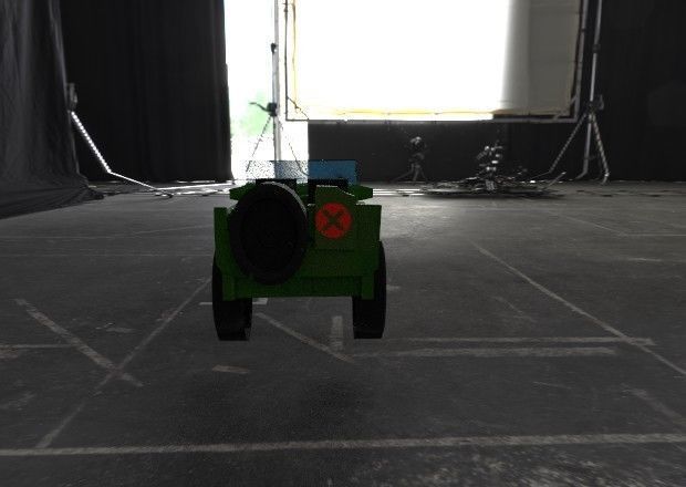 VIHICALE jeep Low-poly 3D model_2