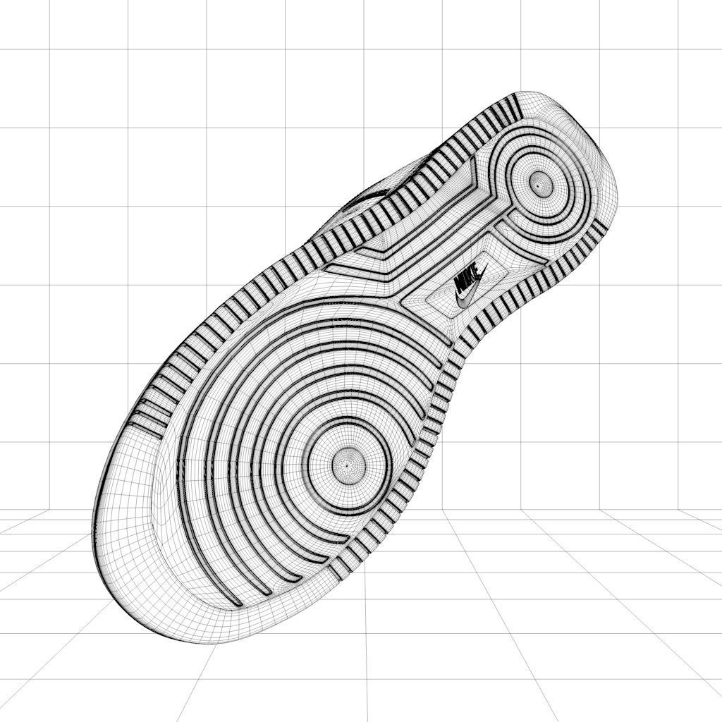 Nike Air Force 1 Low 3D model 3D model_9