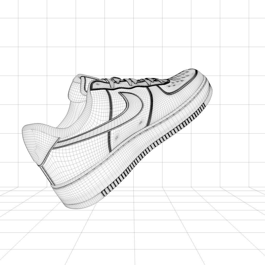 Nike Air Force 1 Low 3D model 3D model_7