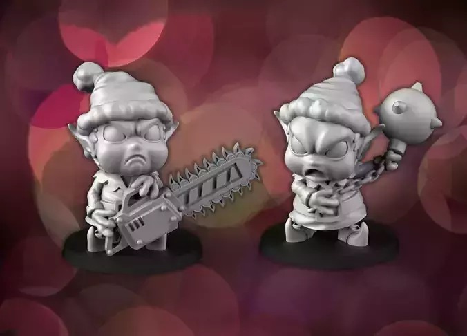 Santa s helpers 3D print model