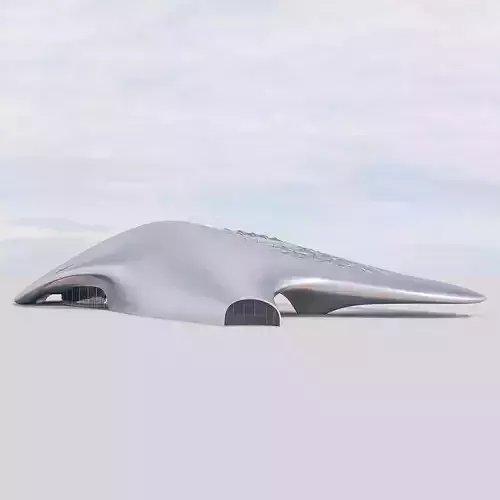 Futuristic building 30 3D model