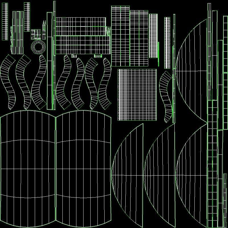 Round Jozy Table walnut wood Low-poly 3D model_6