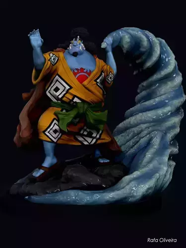 Jimbe Statue  3D print model