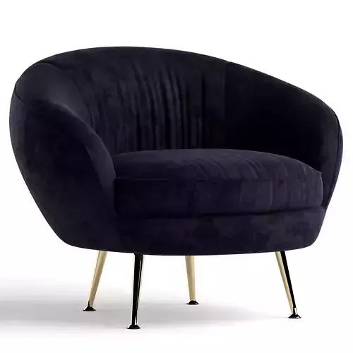 Black Tie Giulia lounge chair