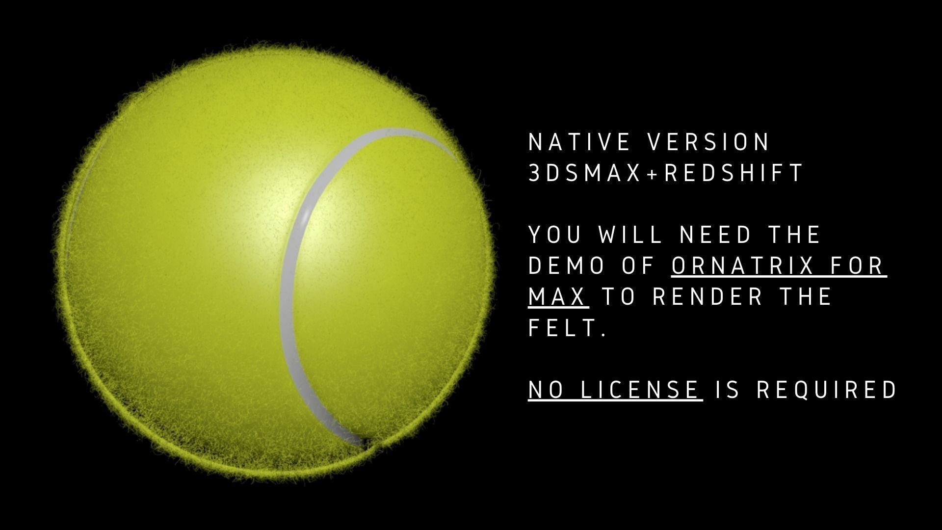 Realistic Tennis Ball 3D model_5