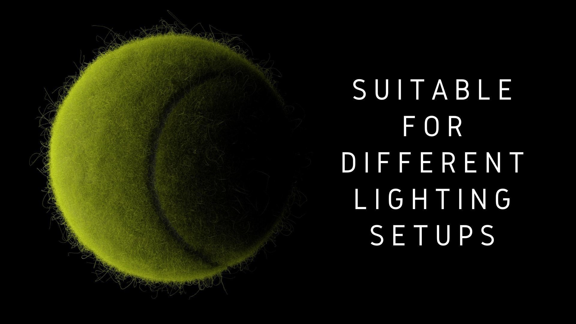 Realistic Tennis Ball 3D model_7