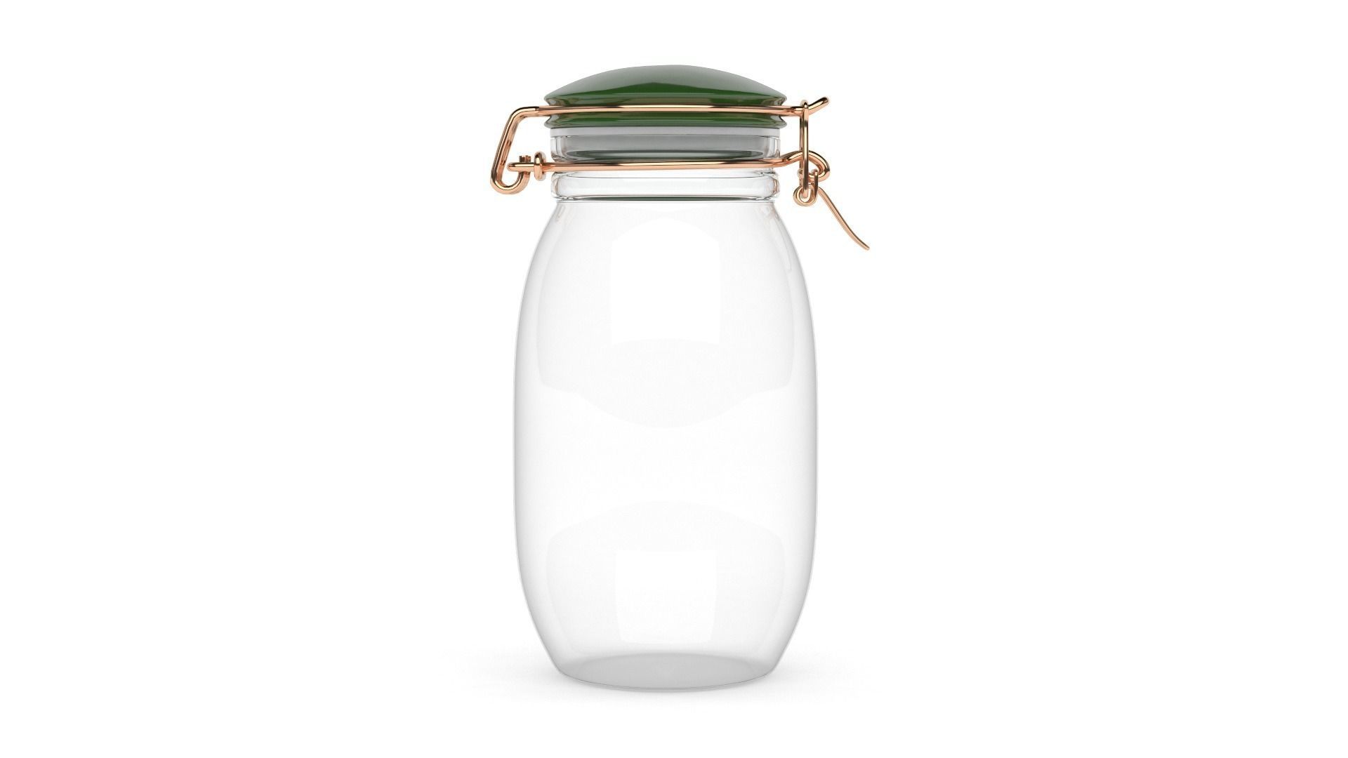 Glass Jar 3D model_3