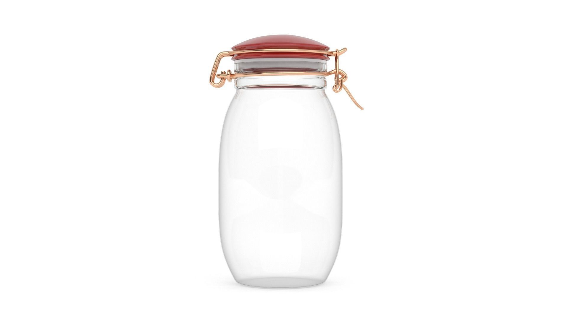 Glass Jar 3D model_1