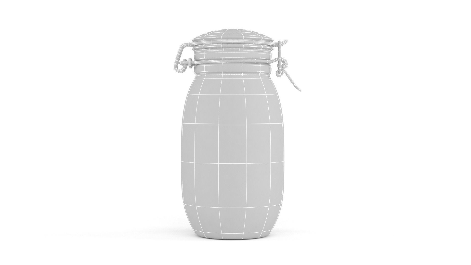 Glass Jar 3D model_6