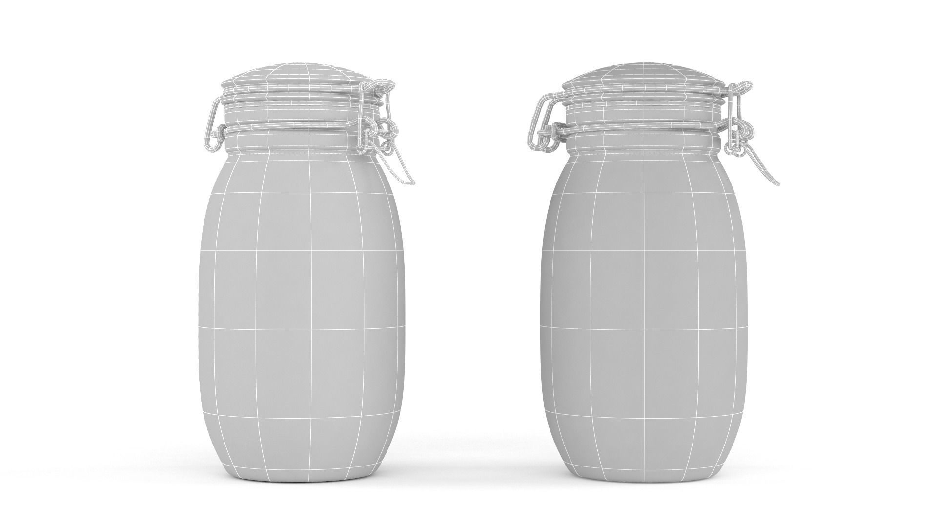Glass Jar 3D model_5