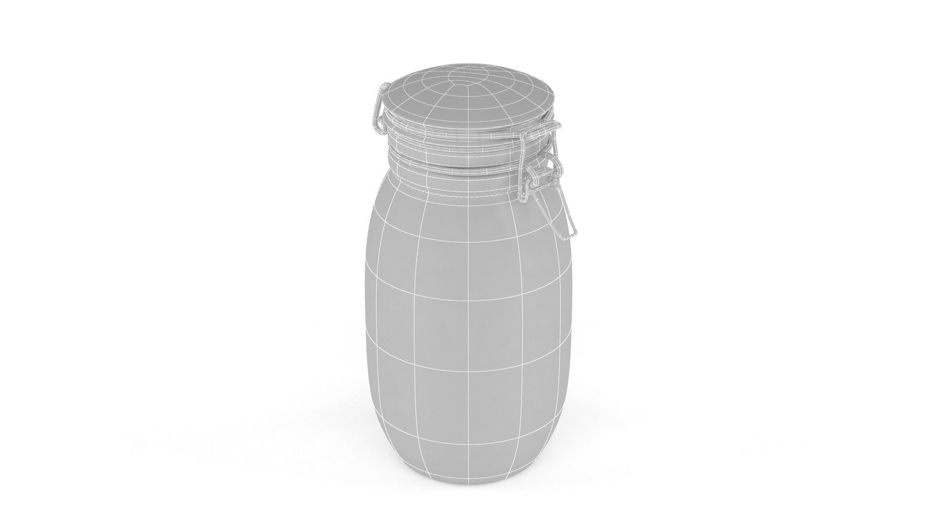 Glass Jar 3D model_8