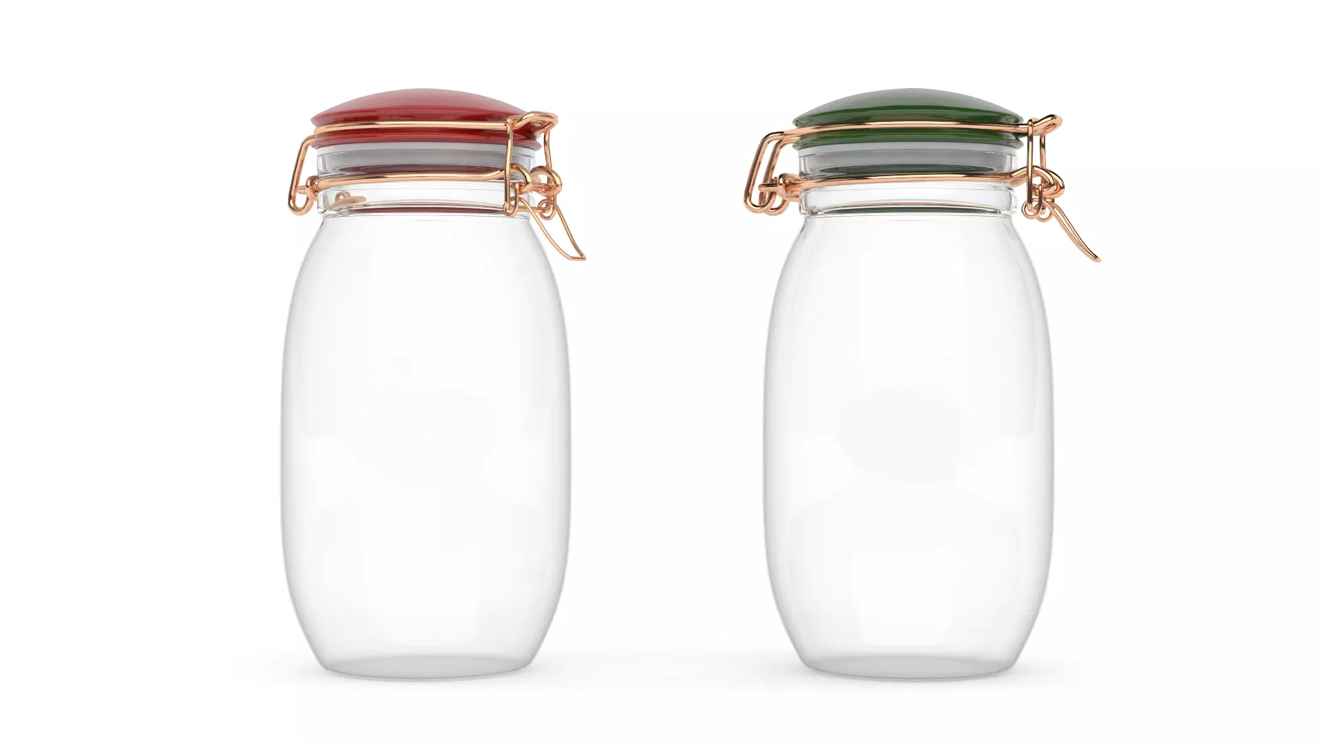 Glass Jar 3D model_0
