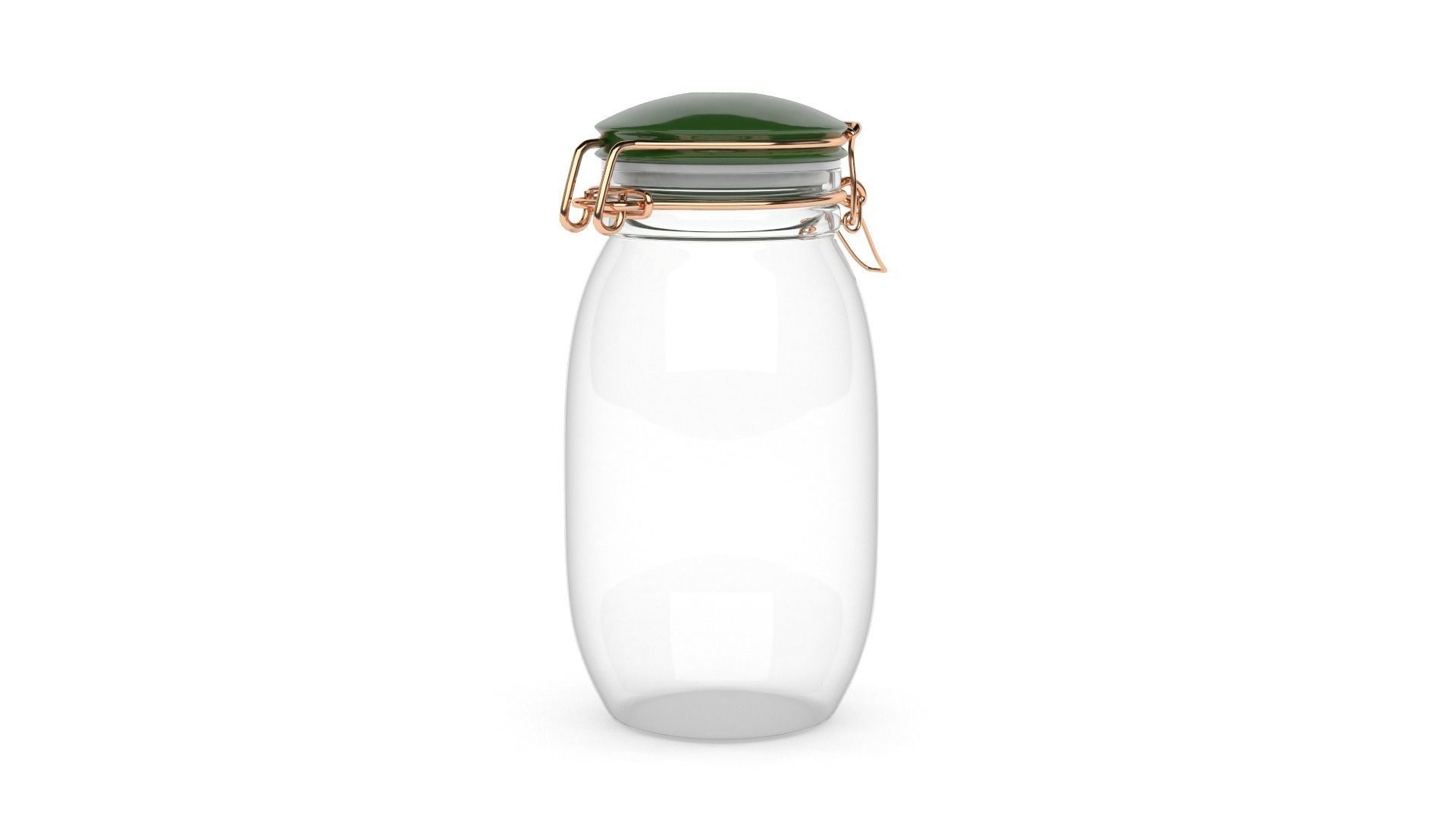 Glass Jar 3D model_4