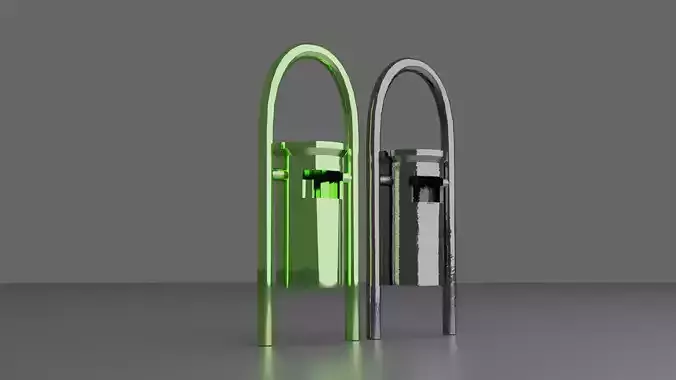 Trashbin pair of vending machines