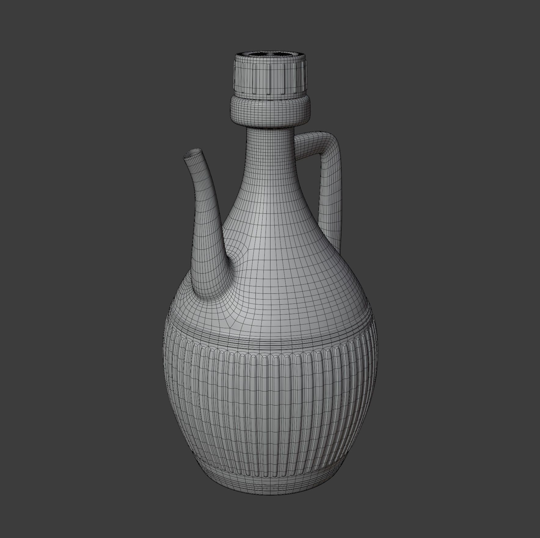 Plastic Jug 3D model_9