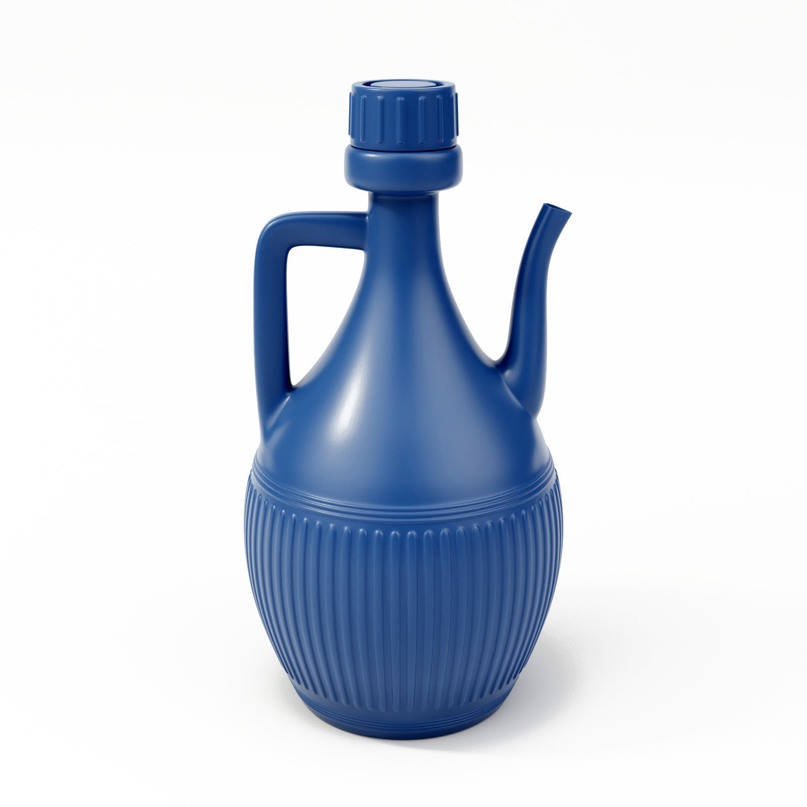 Plastic Jug 3D model_4
