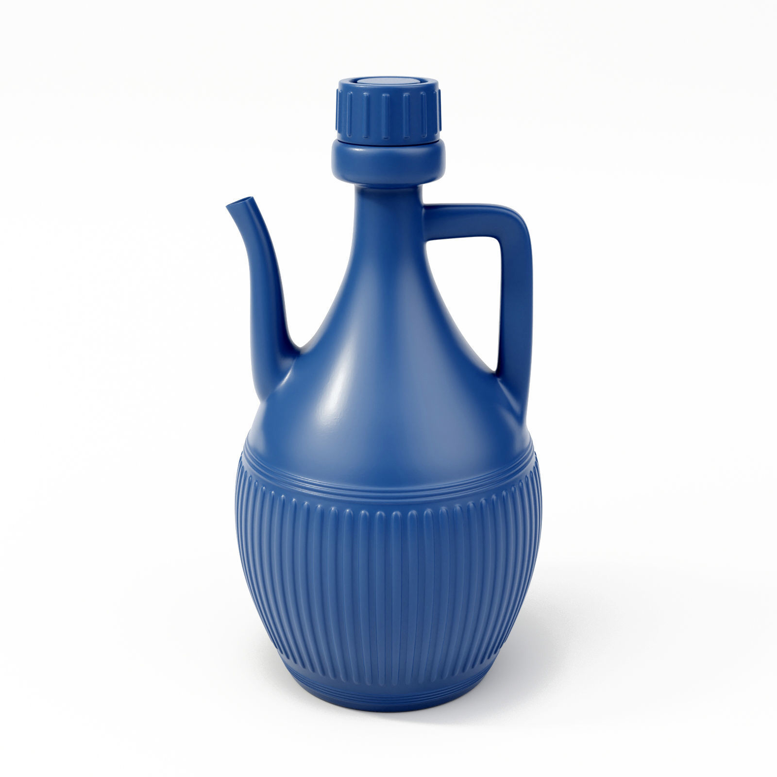 Plastic Jug 3D model_8