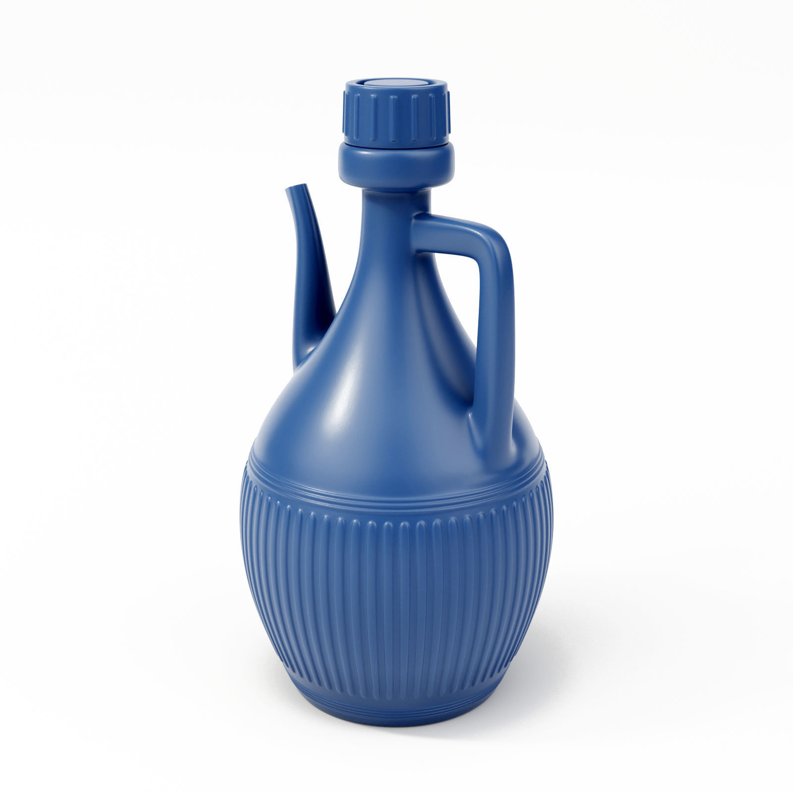 Plastic Jug 3D model_7