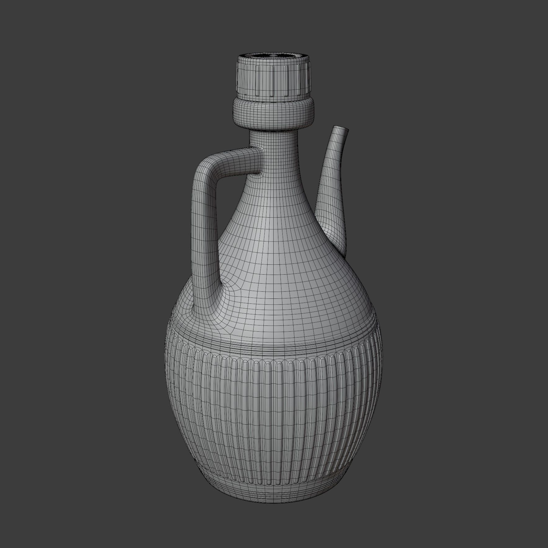 Plastic Jug 3D model_13